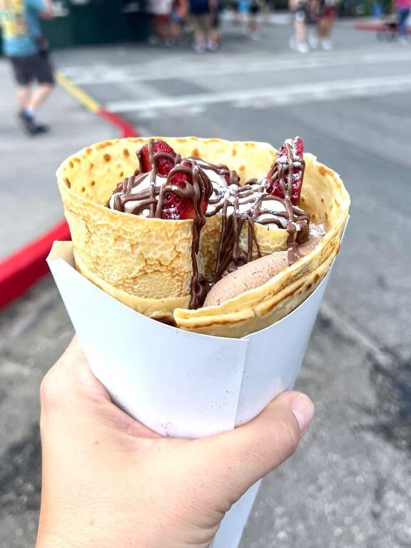 crepe stand at universal studios florida