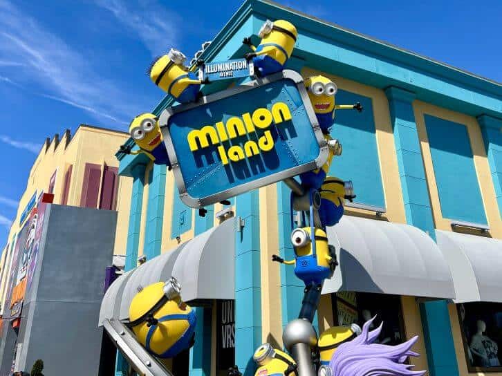 minion land at universal studios florida