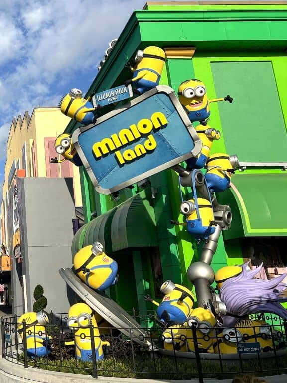 minion land at universal studios florida