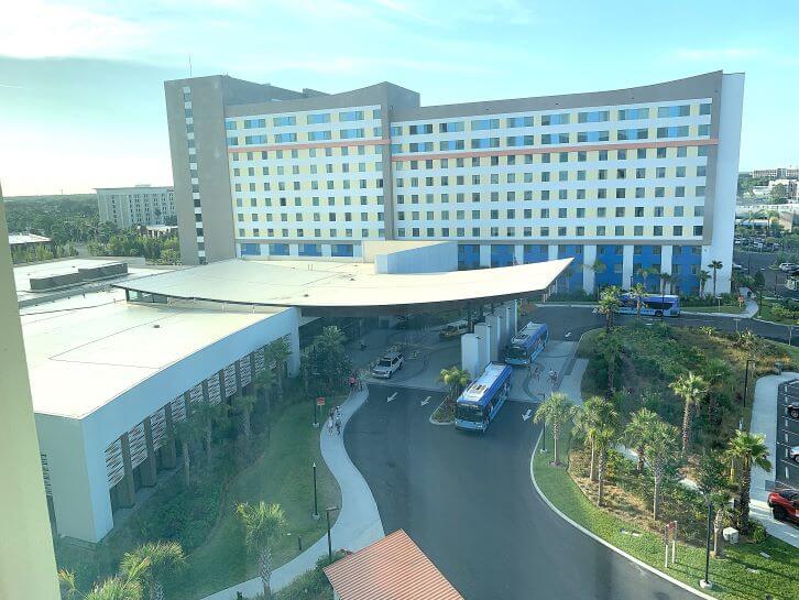 outside view of dockside at universal