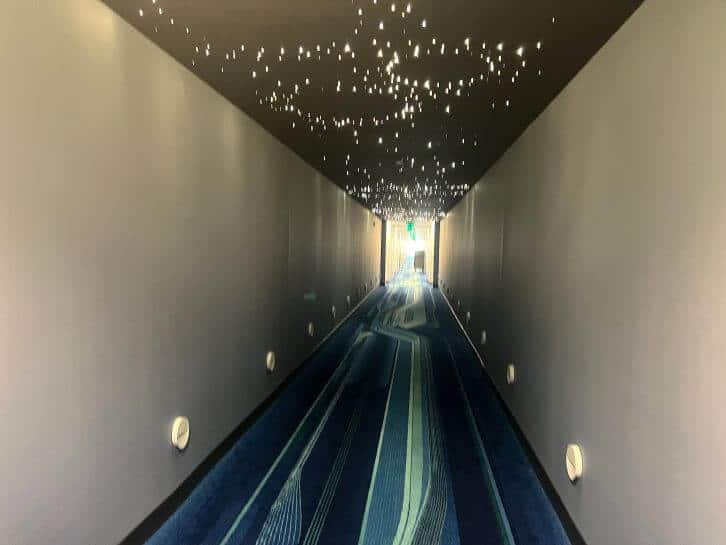 star hallway at stella nova resort