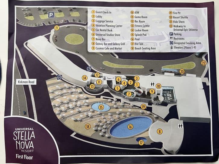 stella nova resort map layout