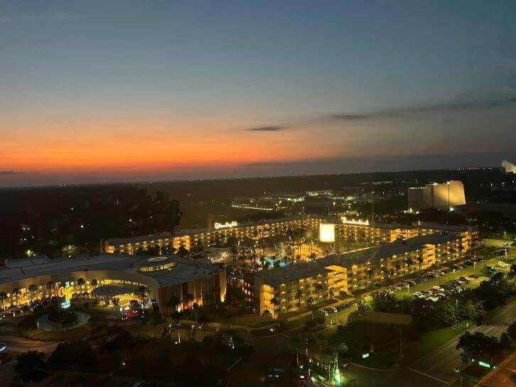 sunset views at aventura