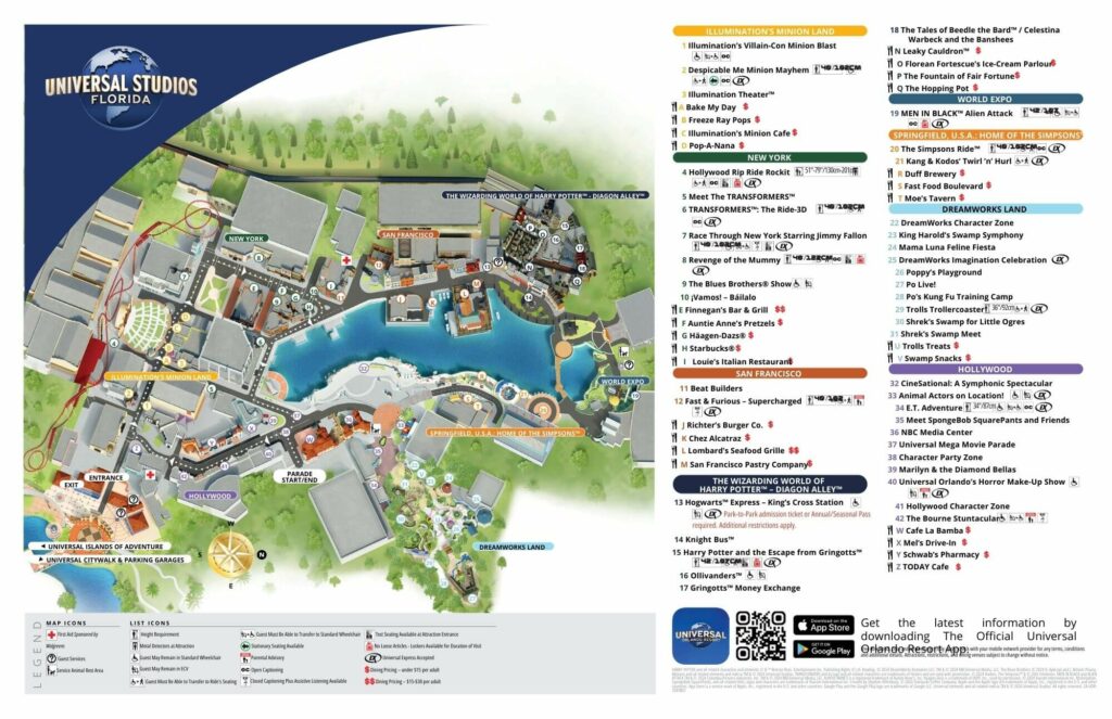 universal-studios-florida-park-map courtesy of universal orlando