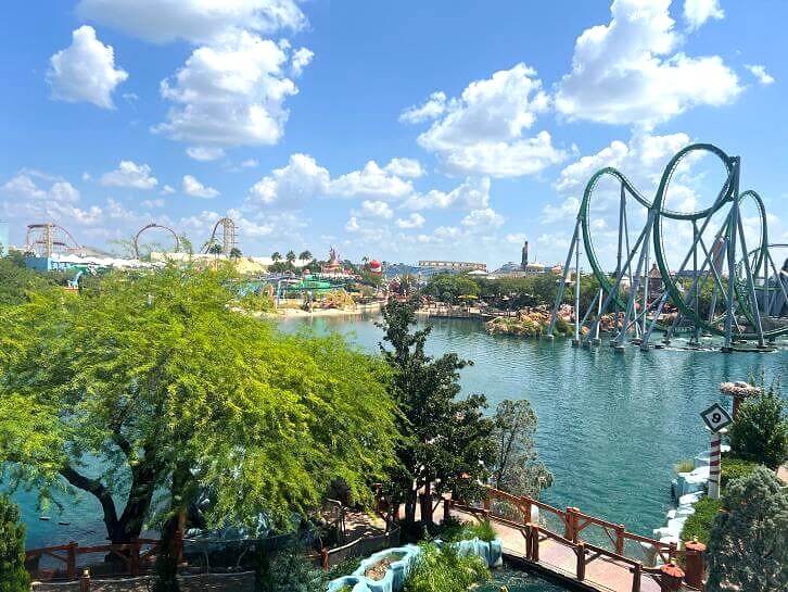 view of islands of adventure rides