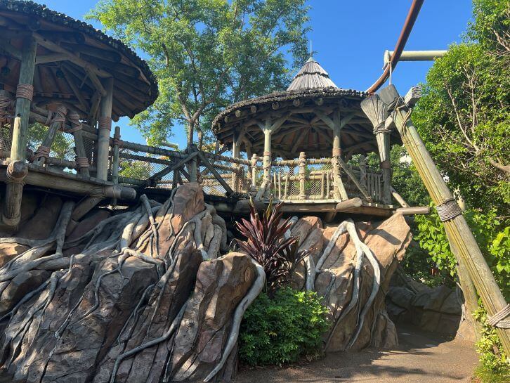climbing playground at islands of adventure