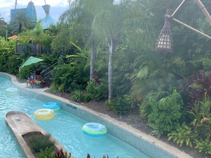 lazy river at volcano bay