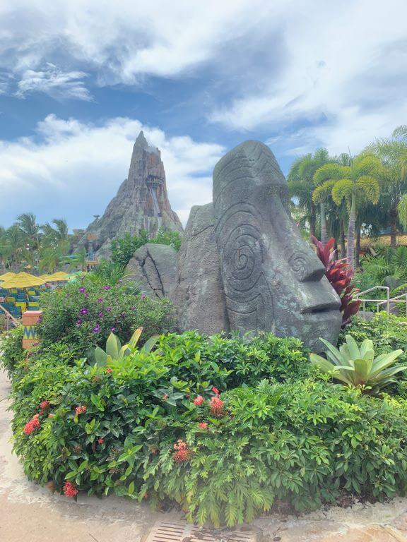 volcano bay entrance volcano view