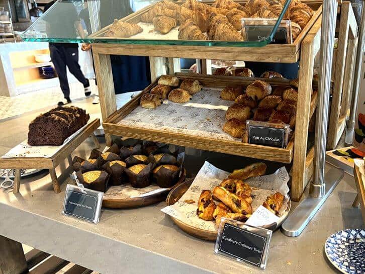 pastries at flora taverna