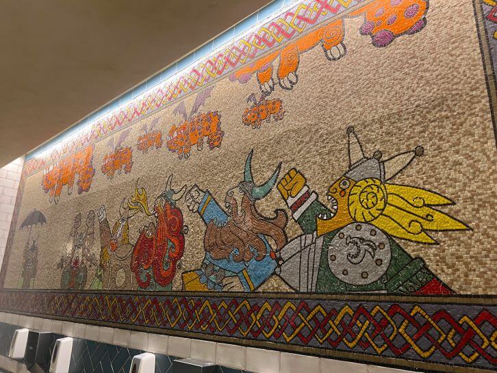 bathroom at isle of berk