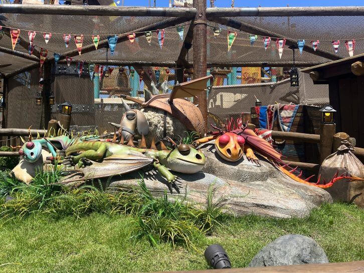 dragons sleeping at isle of berk epic universe