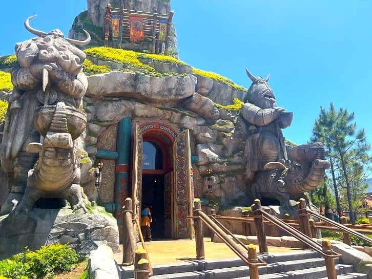 entrance to mead hall at epic universe