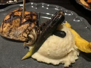 chicken at das stakehaus at dark universe universal epic universe at Universal Orlando resort